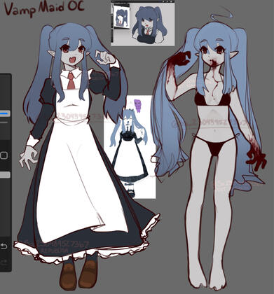 Vampire OC Ref sheet !!